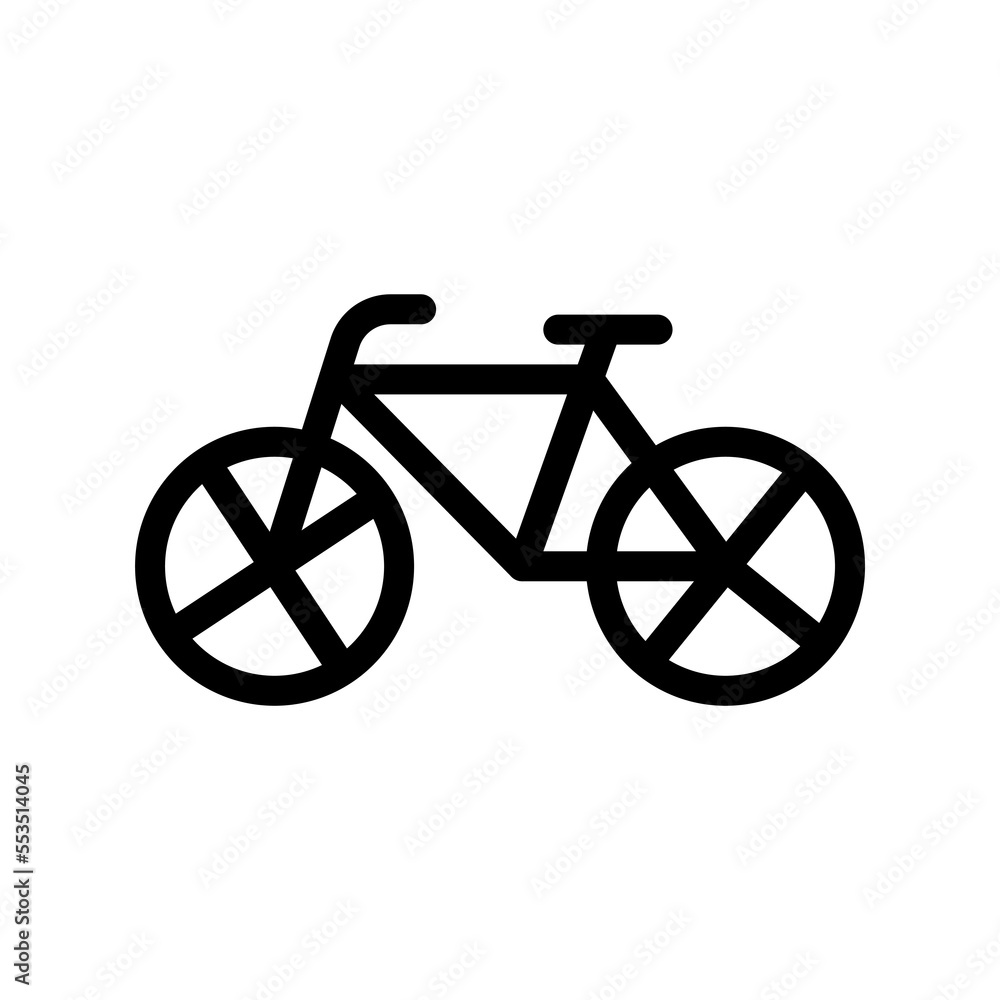 Fototapeta premium Bicycle icon PNG