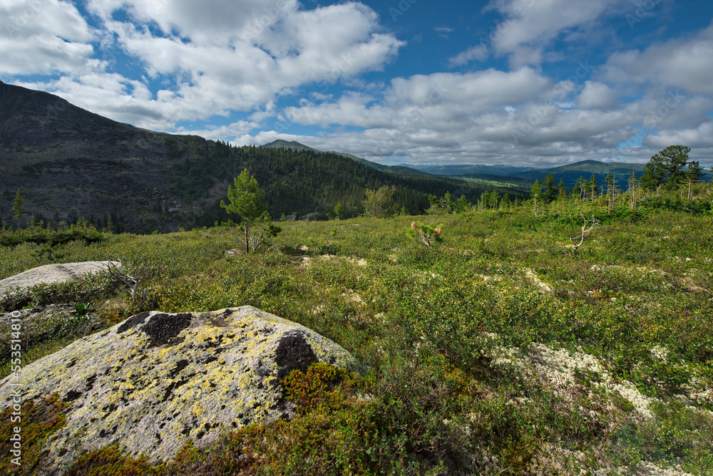 Russia. South of the Krasnoyarsk territory, Eastern Sayans. All the passes of the natural mountain Park Russia. South of the Krasnoyarsk territory, Eastern Sayans. All the passes of the natural mountain Park