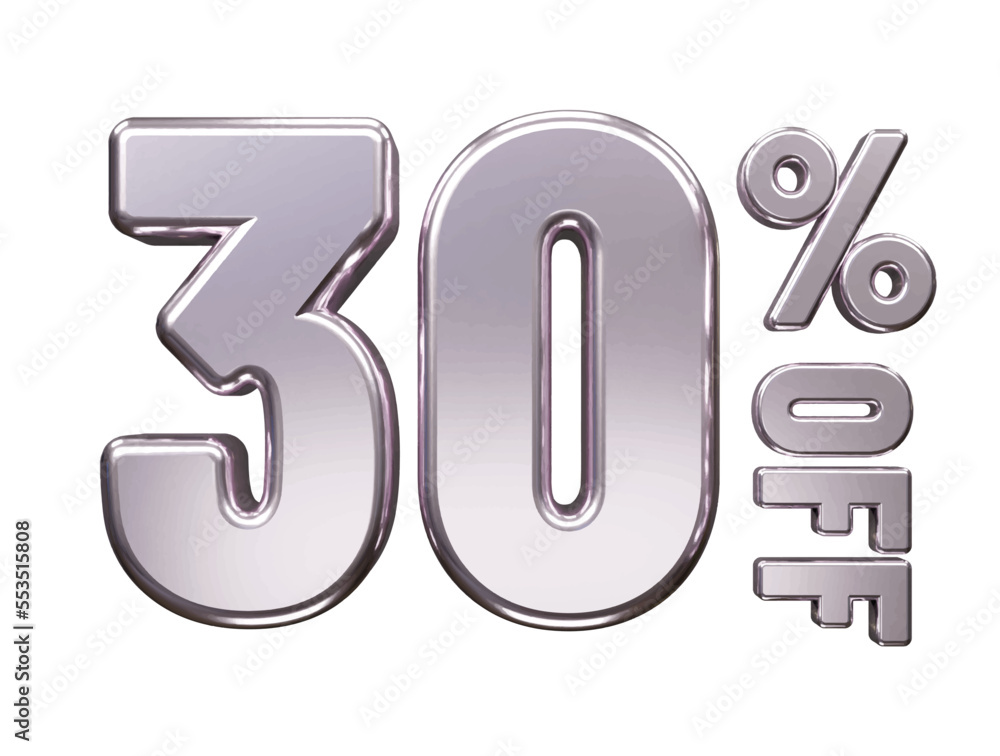 Discount sale percent off text effect vector illustration Discount sale percent off text effect vector illustration