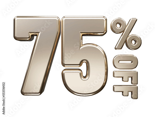 Discount sale percent off text effect vector illustration
