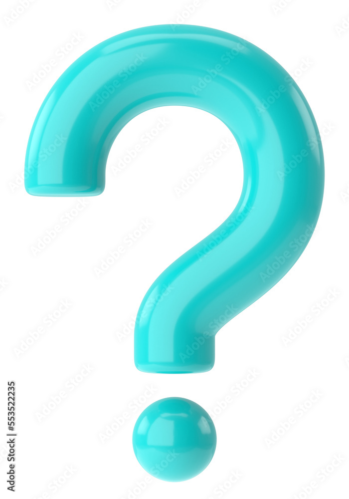 Question mark sign. 3D question mark. Question mark sign. 3D question mark.