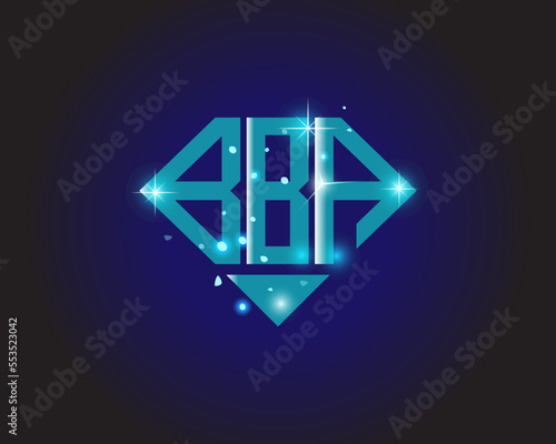 BBA letter logo creative design. BBA unique design.
