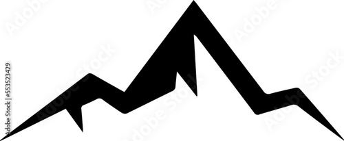mountain landscape vector illustration