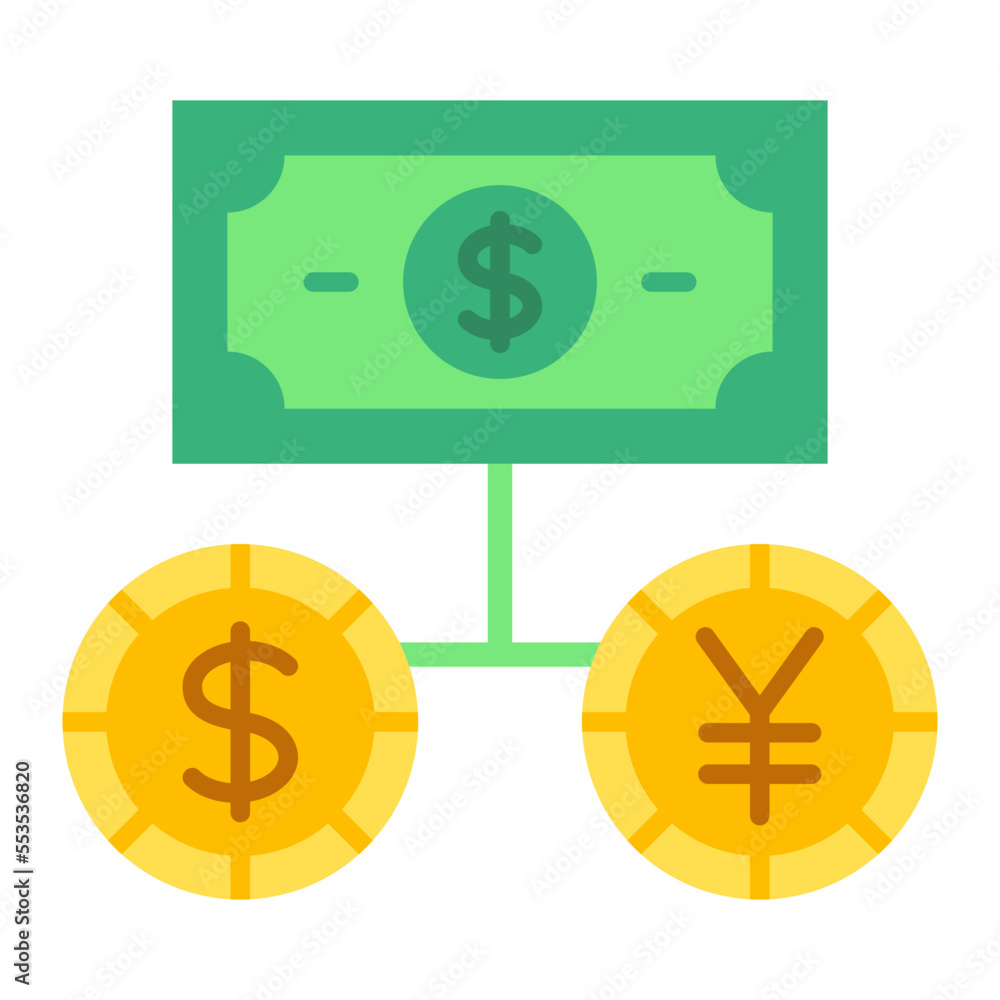 Money Exchange Flat Icon Money Exchange Flat Icon