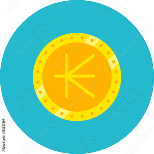 Kip Multicolor Circle Flat Icon