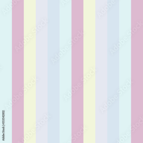 Cotton Candy Princess Stripes Seamless Pattern