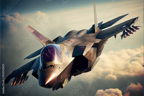 Illustration of Fighter Jet photo