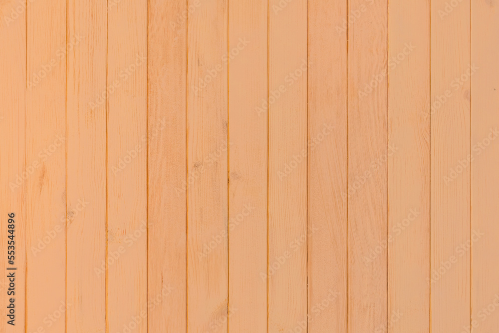 Naklejka premium Vertical painted light planks surface, wood floor texture wooden table background