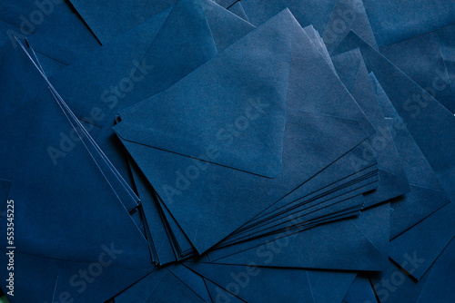Blue envelope background,Navy Blue Paper Envelope,
