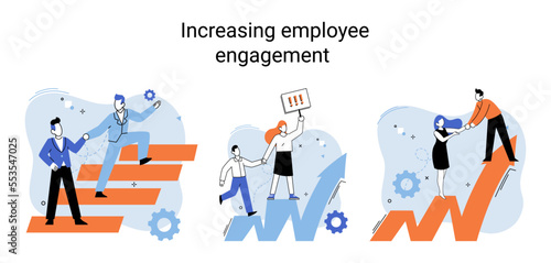 Employee performance evoluation, analysis of effectiveness of professional activity scenes set. Establishing level of compliance of characteristics of an employee with requirements of position held
