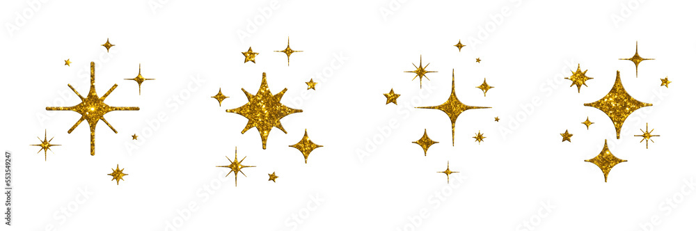 stars isolated on white stars isolated on white