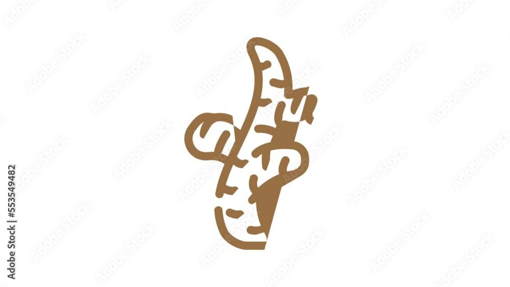 ginger vitamin food color icon animation ginger vitamin food color icon animation