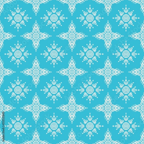illustration, Ikat printing textile pattern wallpaper, abstract for textile design