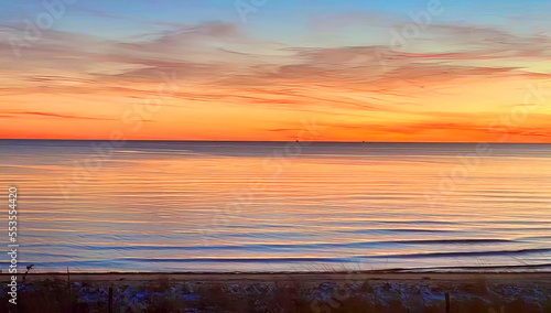 Sunset at Hardings Beach at Chatham, Cape Cod © Christopher Seufert 