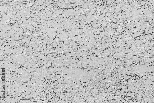 Принти на полотні Light gray white decorative plaster abstract bark beetle pattern wall texture ba