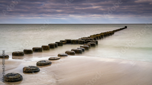 Ostsee - Buhnen - Sonnenuntergang - Weststrand - Ahrenshoop