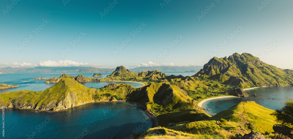 Aerial View Of Padar Island In The Komodo National Park Home Of The Aerial View Of Padar Island In The Komodo National Park Home Of The