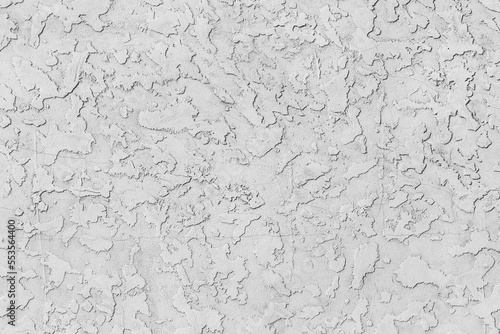 Light white grey decorative plaster abstract wall texture stucco pattern background