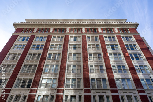 The exterior of a historic building in downtown Denver, Colorado photo