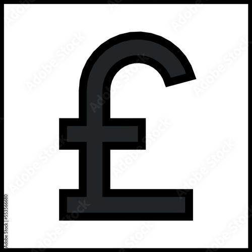 Pound  Currency Symbol, Pixel perfect