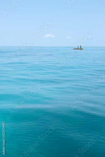 View of the tranquil sea near the Island of Mozambique