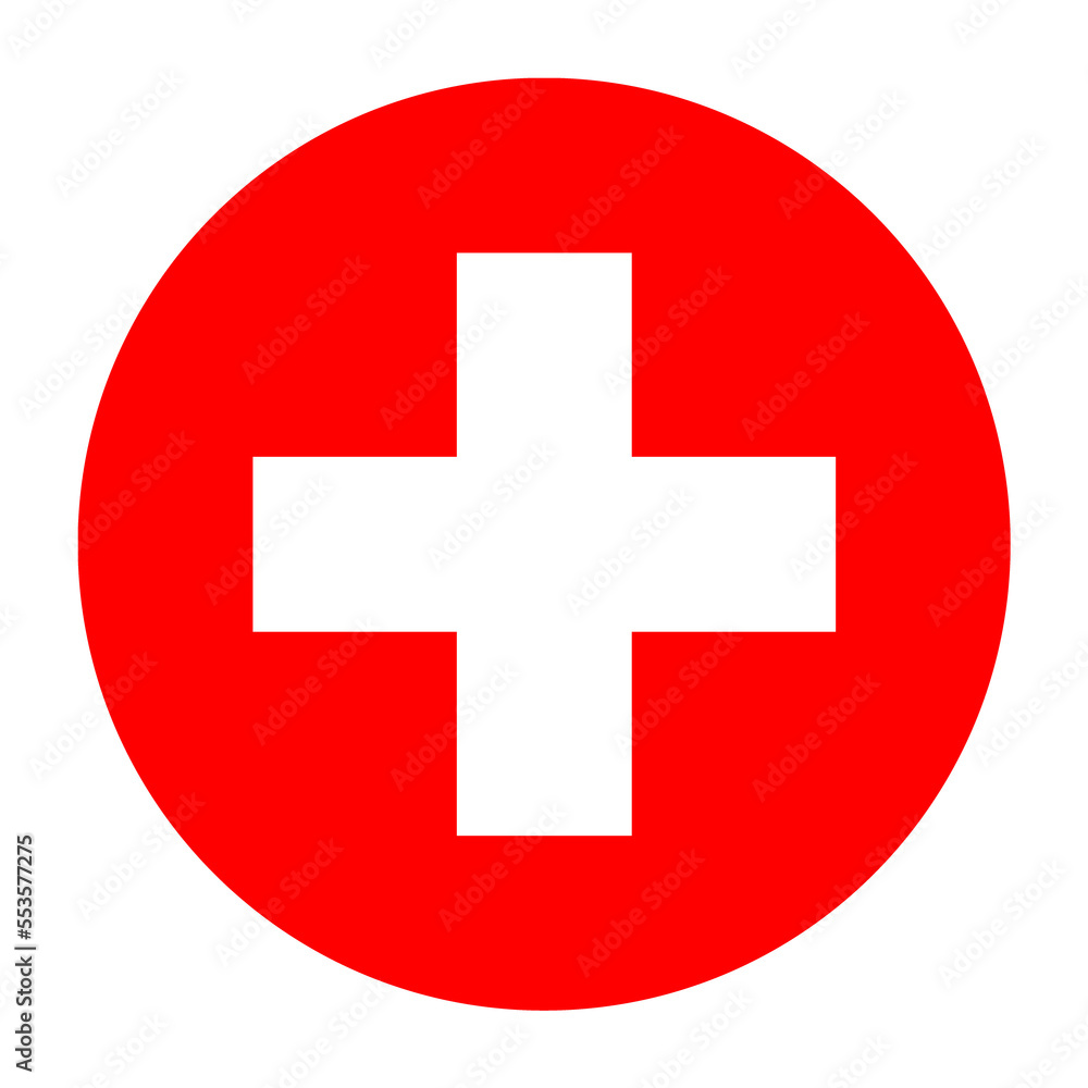 Switzerland Flat Rounded Flag Icon with Transparent Background Switzerland Flat Rounded Flag Icon with Transparent Background