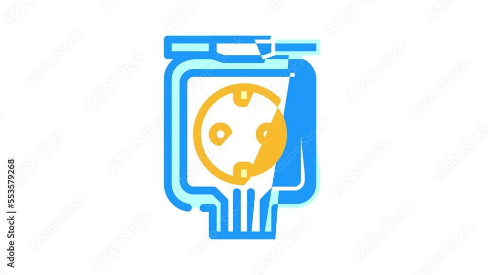 weatherproof socket color icon animation weatherproof socket color icon animation