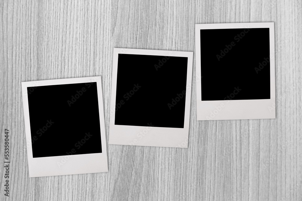 Collection of retro photo frames on wall. Collection of retro photo frames on wall.