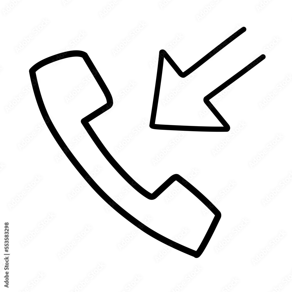 Doodle Icon Phone vector Doodle Icon Phone vector