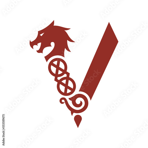 Vikings Valhalla Netflix Series Logo vector photo