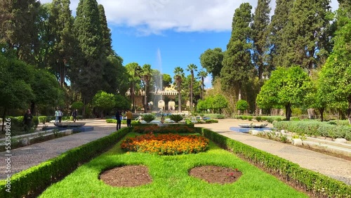 Jnan Sbil garden in the old town of Fez photo