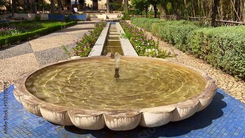 Jnan Sbil garden in the old town of Fez photo