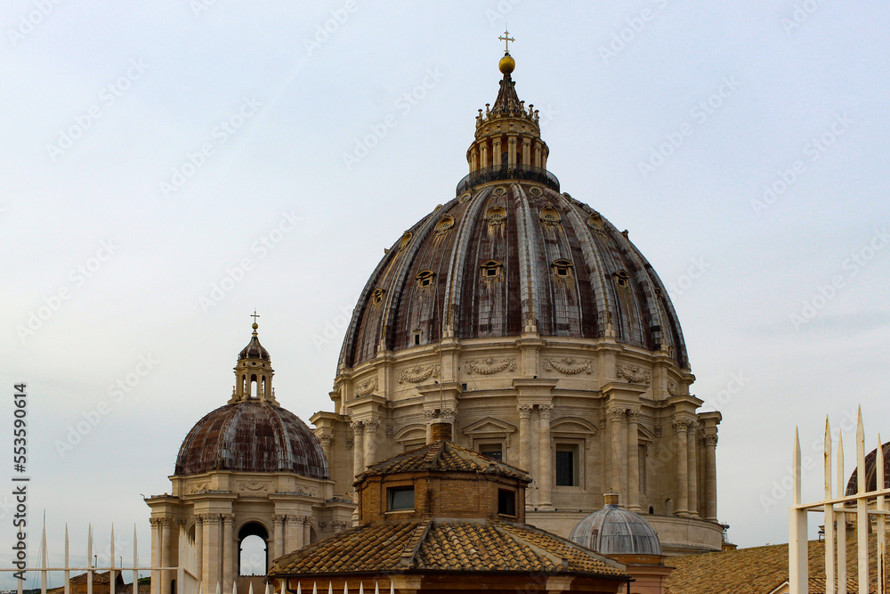 Saint Peter's Basilica, Vatican City. Italy.church dome