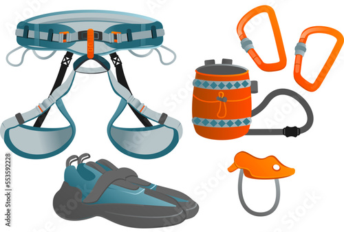 climbing equipment set
