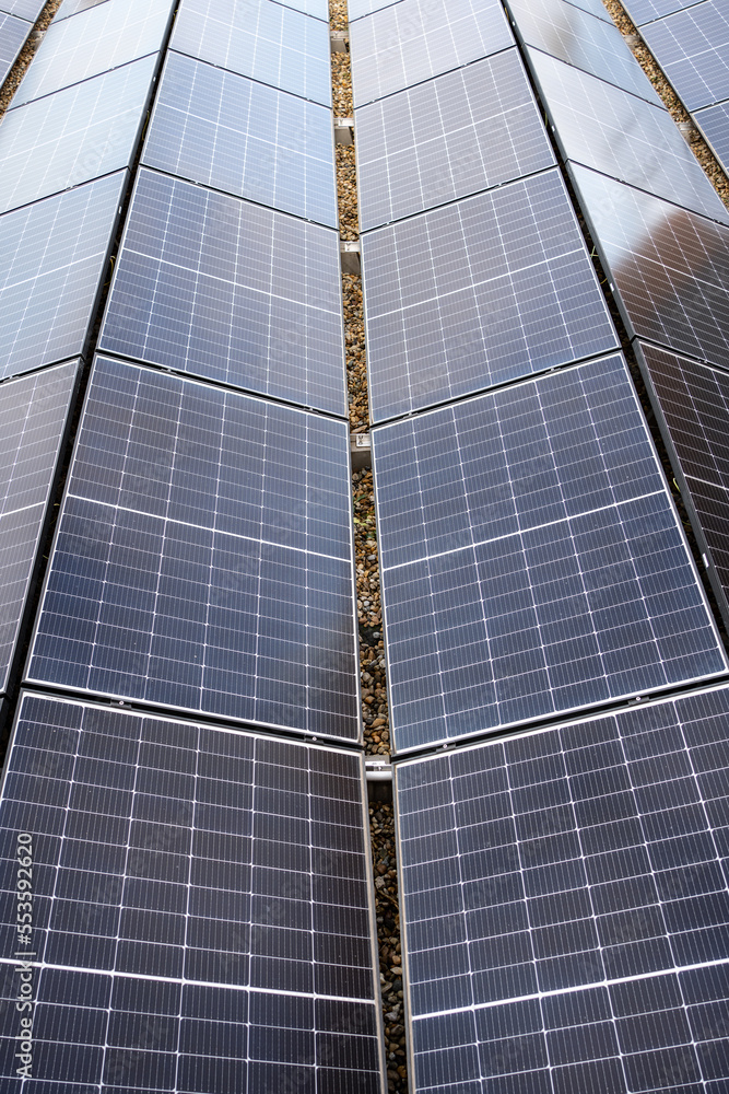 Obraz premium lot of solar panels