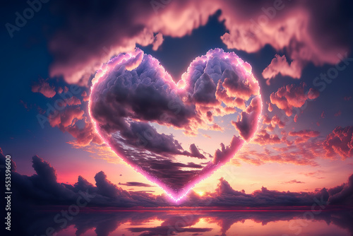 Cloud of love. Air clouds i...