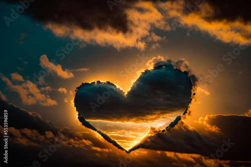 Cloud of love. Air clouds i...