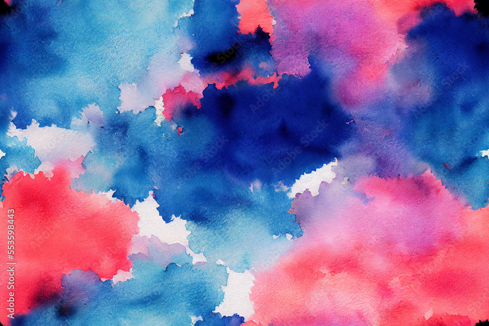 Vertical shot of colorful watercolor abstract background  Generative AI