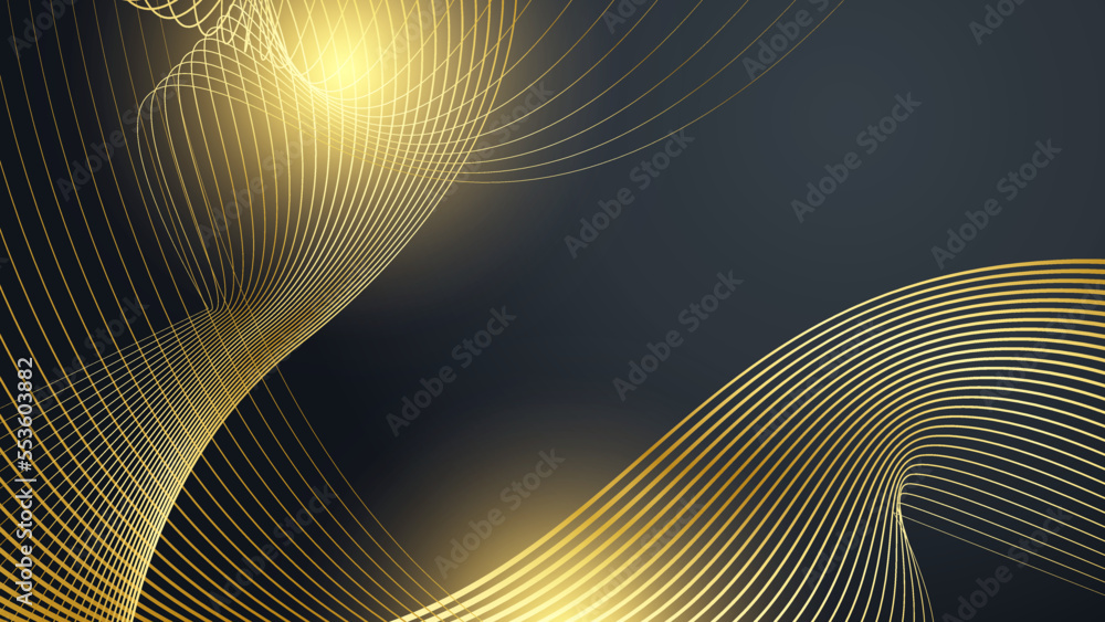 Luxury black and gold background Luxury black and gold background