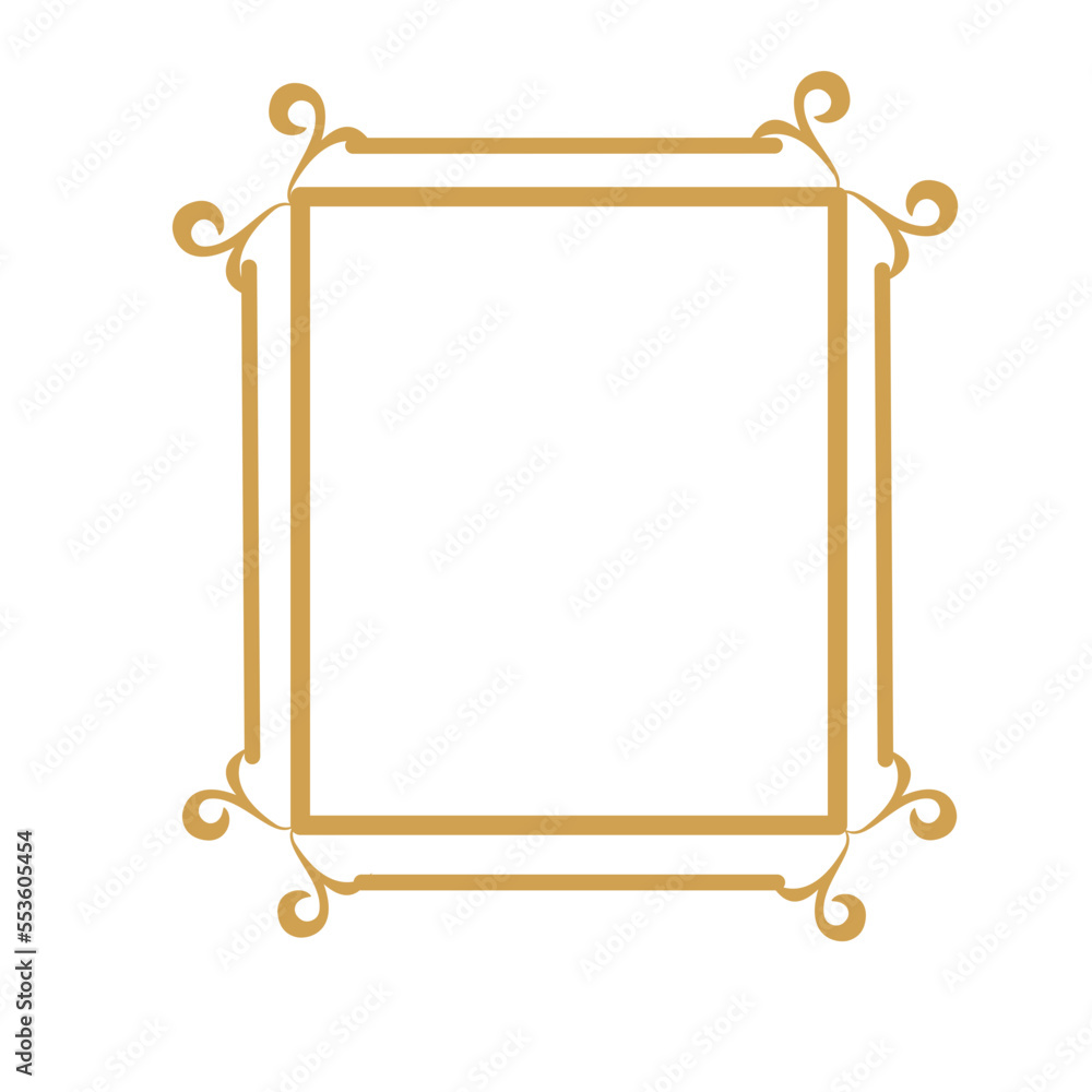 golden decorative wedding frame golden decorative wedding frame