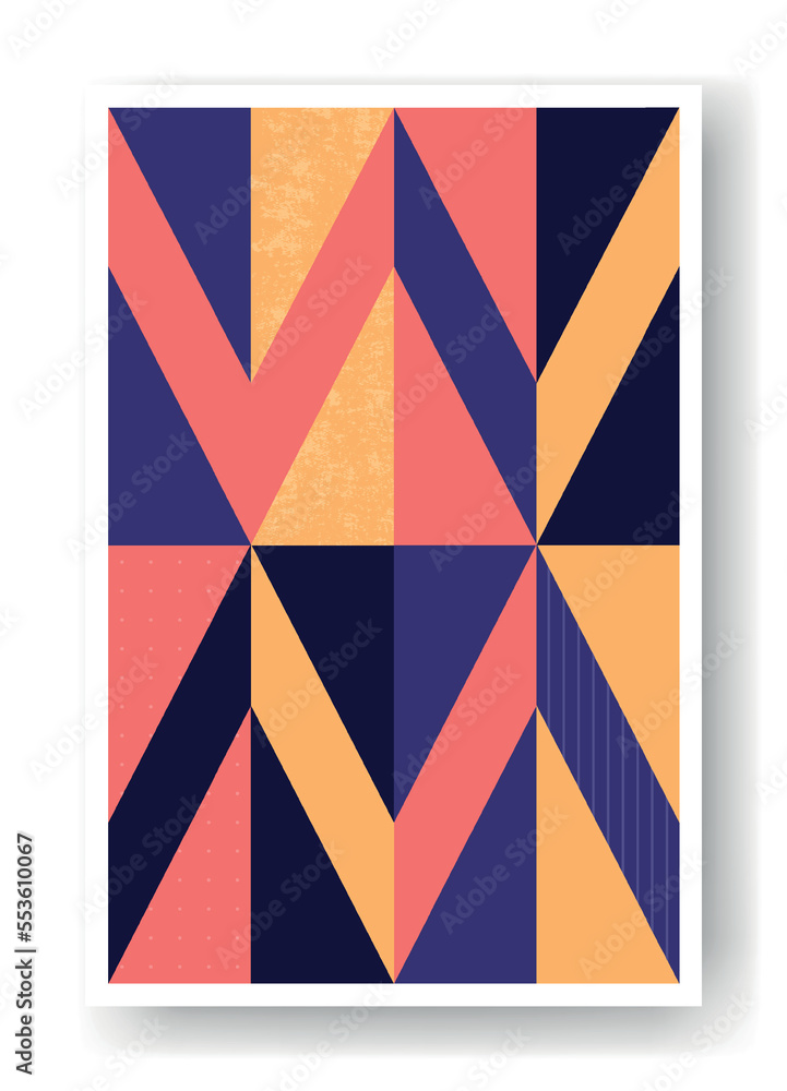 Abstract geometric poster Abstract geometric poster