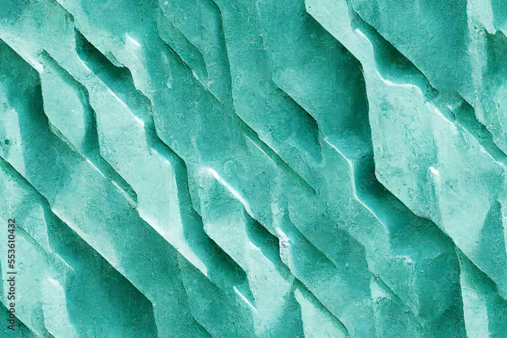 Vertical shot of turquoise abstract design Generative AI Vertical shot of turquoise abstract design Generative AI