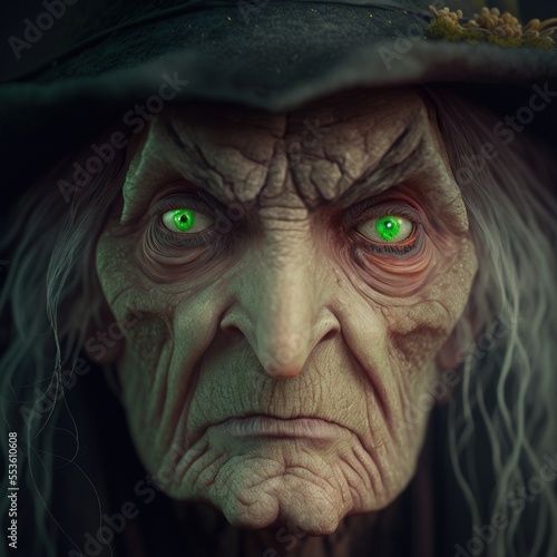 An old scary witch