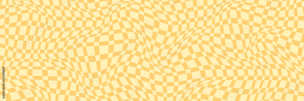 Vector abstract checkered background. Simple illustration with optical illusion, op art. Vector abstract checkered background. Simple illustration with optical illusion, op art.