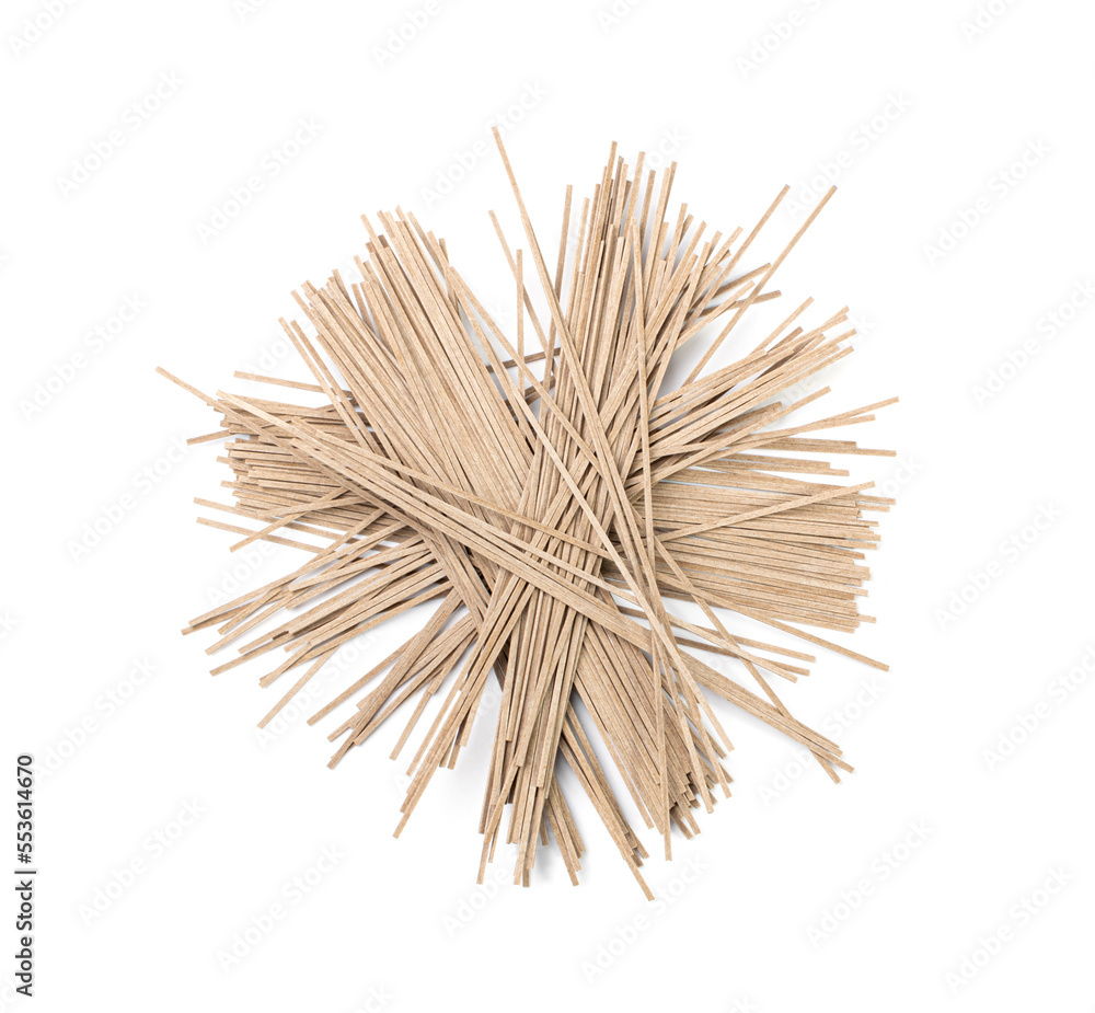 Dry Soba Isolated, Raw Buckwheat Noodles, Uncooked Buck Wheat Pasta, Soba Spaghetti Dry Soba Isolated, Raw Buckwheat Noodles, Uncooked Buck Wheat Pasta, Soba Spaghetti