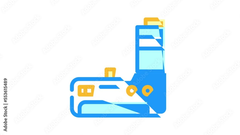 battery pack color icon animation