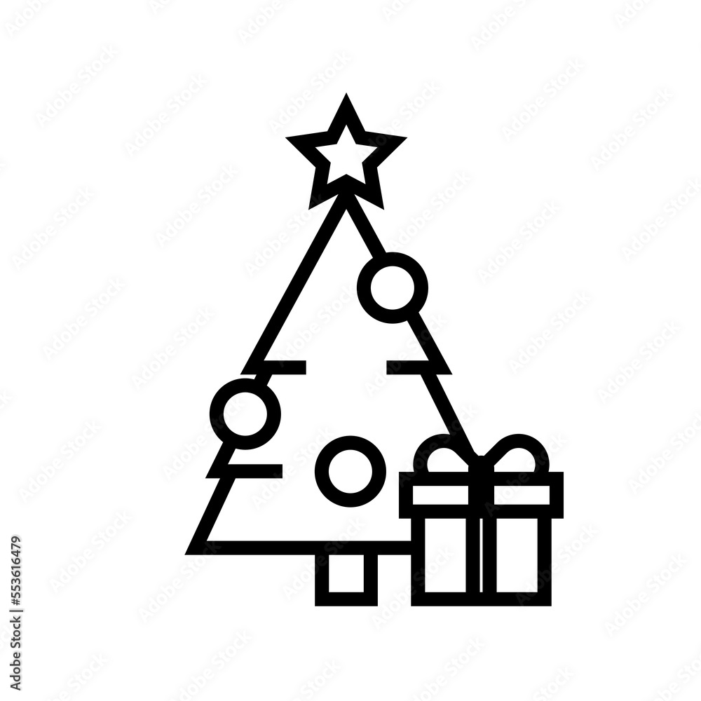 Vector illustration. Line stroke icons. Holiday symbols. Merry Christmas and Happy New Year icons set. Editable vector graphics. Vector illustration. Line stroke icons. Holiday symbols. Merry Christmas and Happy New Year icons set. Editable vector graphics.
