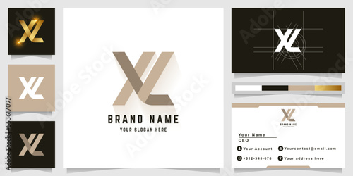 Letter XL or YL monogram logo