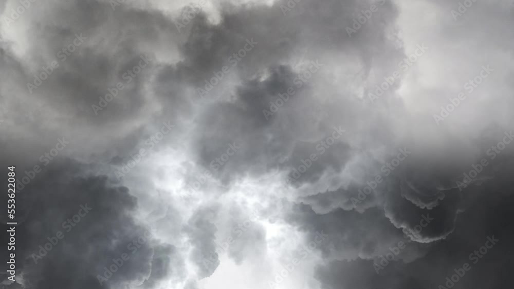 lightning strike in thunderstorm on dark sky lightning strike in thunderstorm on dark sky
