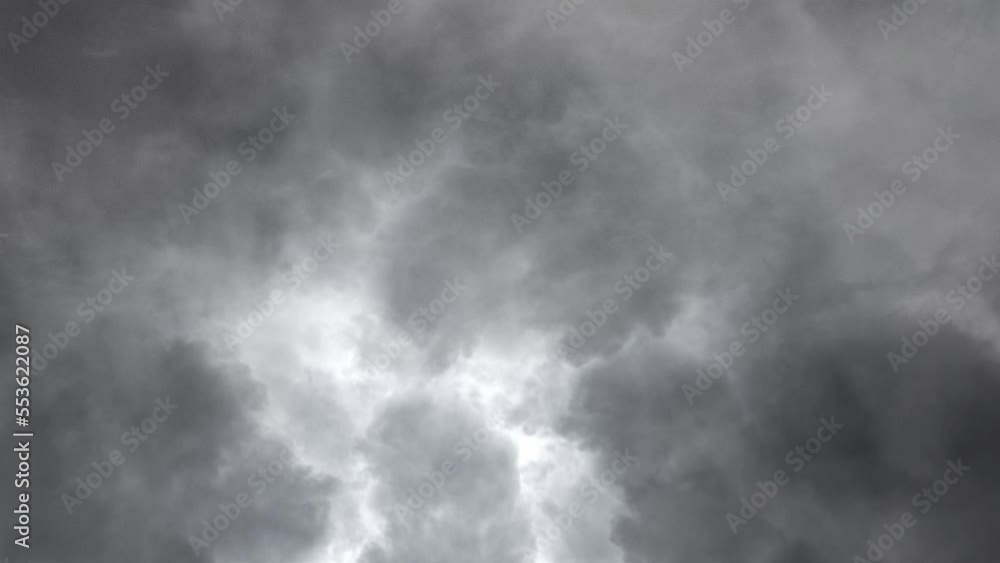 gray cumulonimbus clouds and lightning in a storm 4k gray cumulonimbus clouds and lightning in a storm 4k